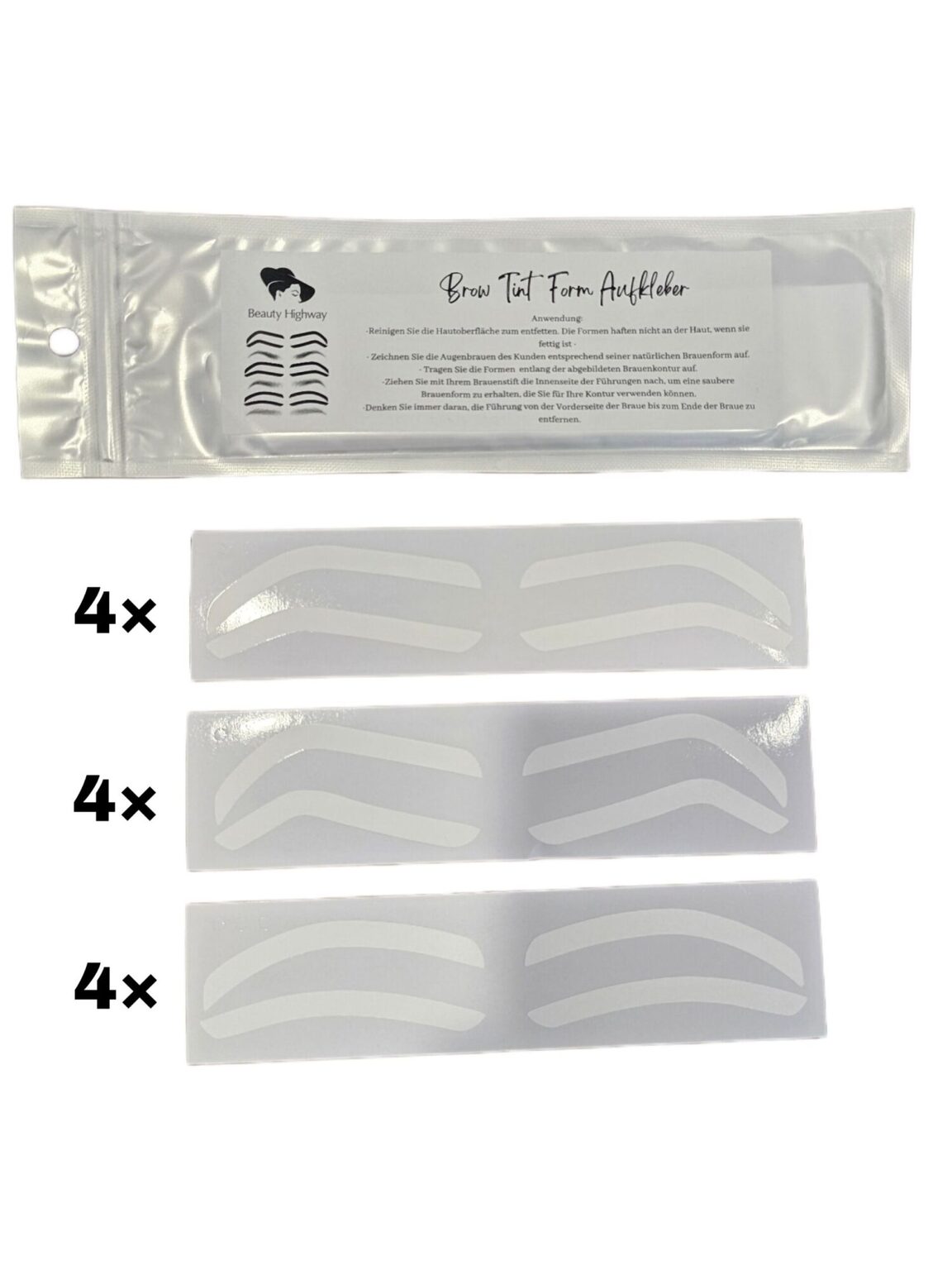 Airbrush Augenbrauen Schablone