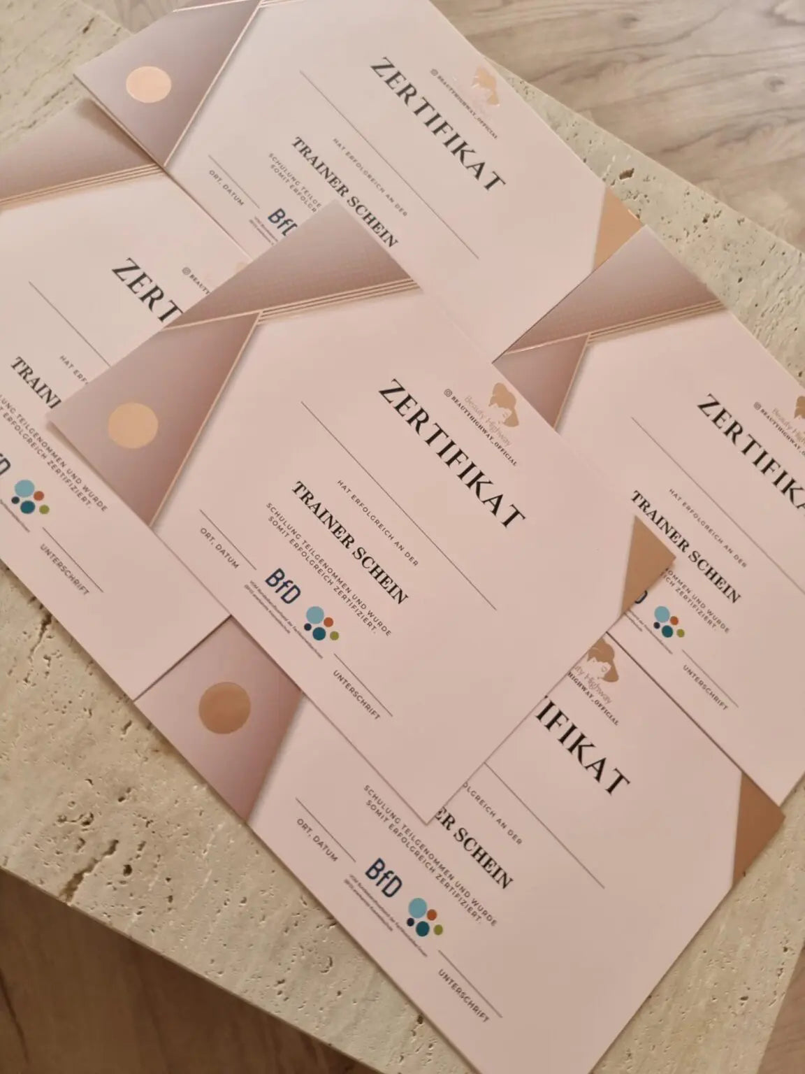 Trainerschein Zertifikat