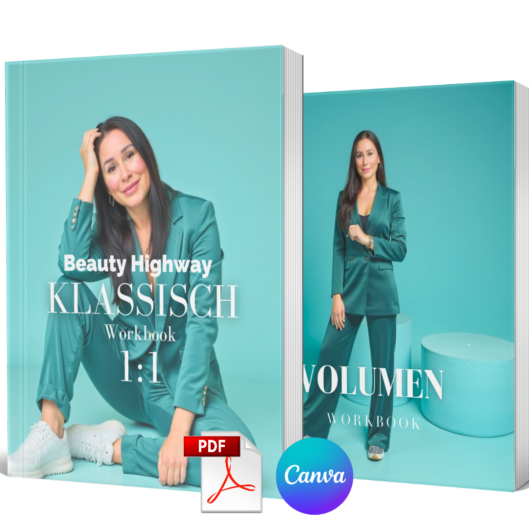 Schulungsunterlagen Wimpernverlängerung 1:1 Technik und Volumen 108 Seiten