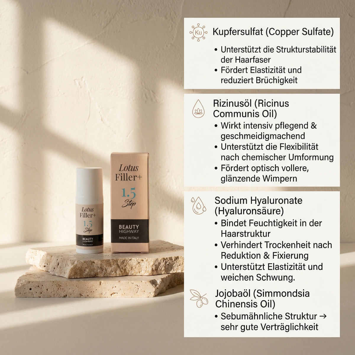 Lash & Brow Lift Lotion Step 1,5 | Pflege Produkt für sanftes Wimpern- & Augenbrauenlifting 10ml