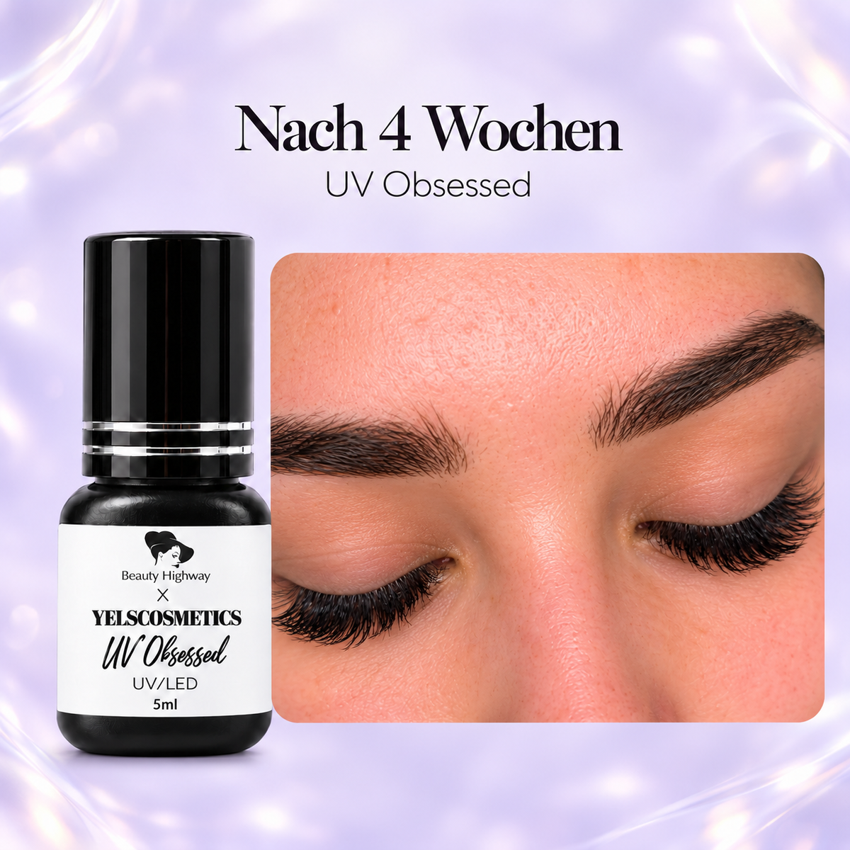 UV Wimpernkleber 0.3 Sekunden TPO frei UV Obsessed 5ml