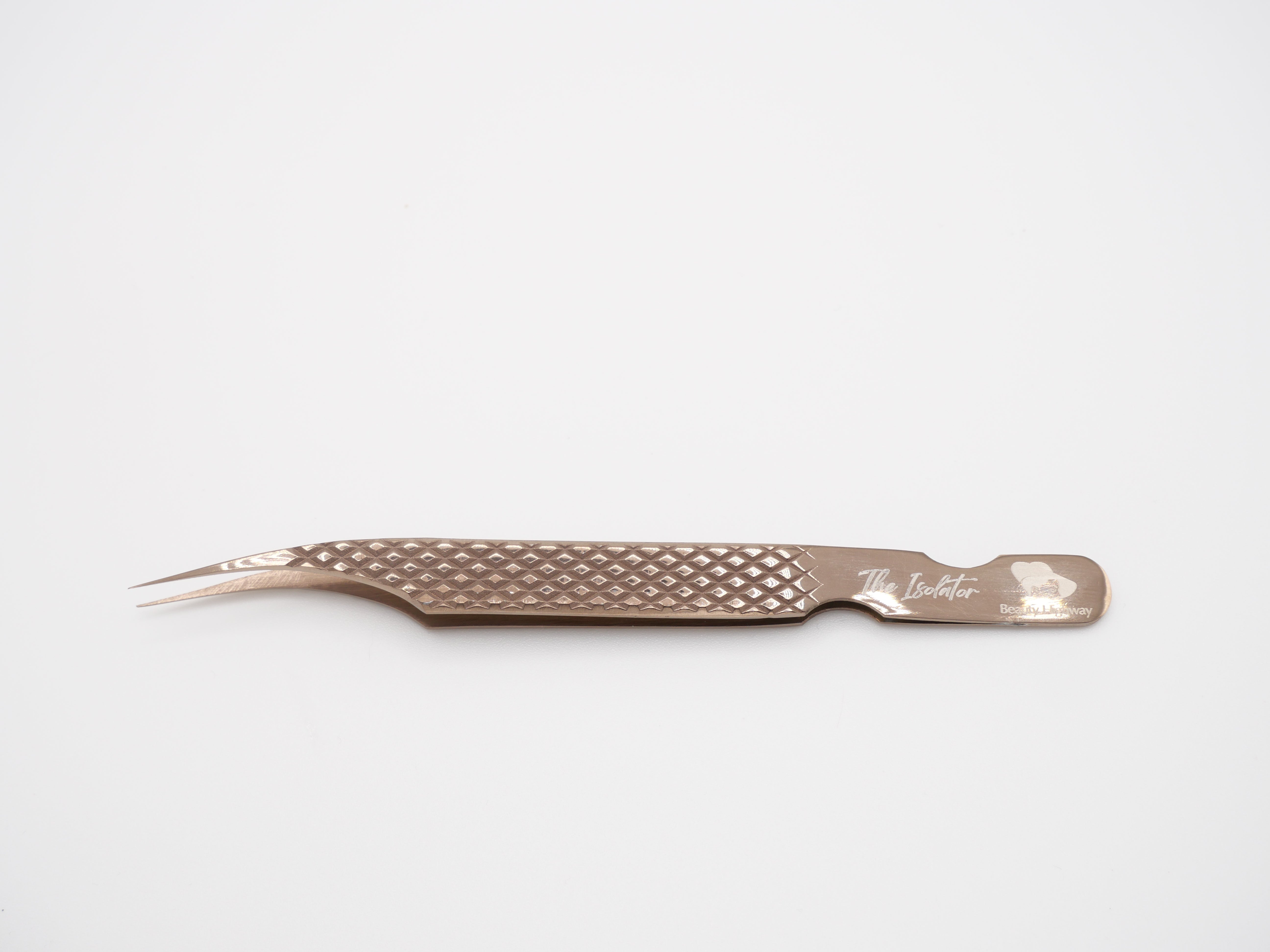 Wimpernverlängerung Pinzetten mit Grip Gold