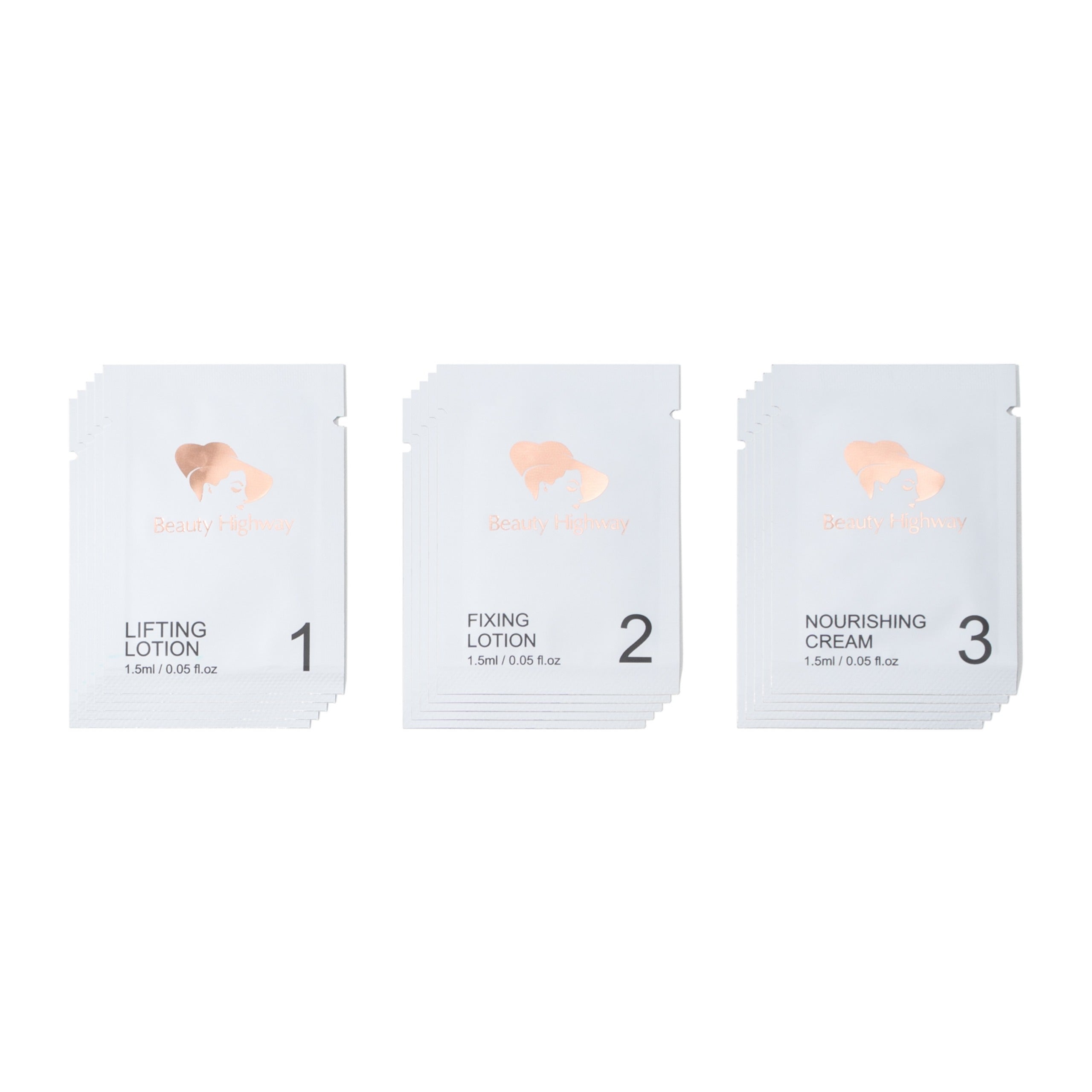 Lashlifting & Browlifting XXL Packung 5 Sachets a 1,5ml