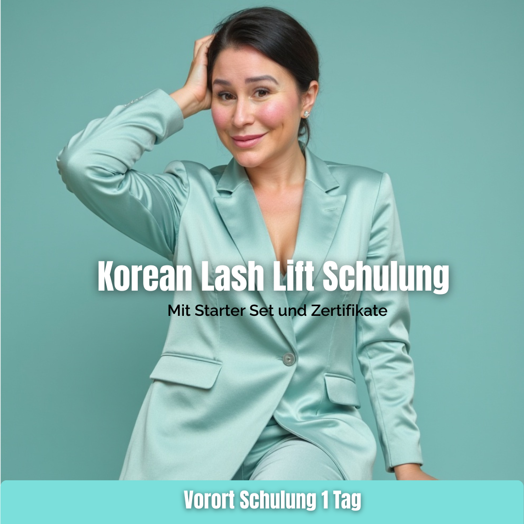 Korean Lash Lift Schulung  1 Praxis Tag Köln + online Vorbereitung