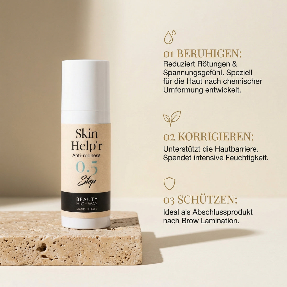 Brow Calm Anti-Redness| Skin Helper Pflege beruhigt Rötungen nach dem ...