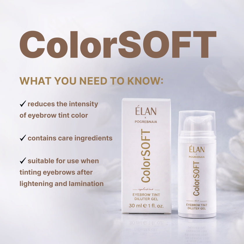 ÉLAN ColorSOFT Eyebrow Tint Diluter Gel